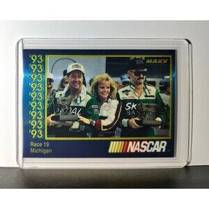 Race 19 Michigan YR 1993 Maxx Premier Plus Racing #198 NASCAR Card